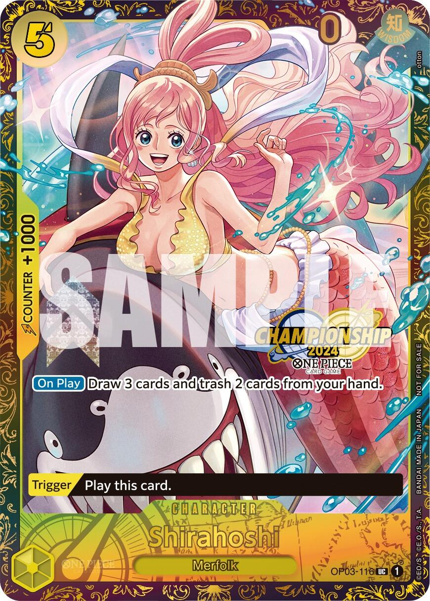 Shirahoshi (October Championship 2024 Online Regional) [One Piece Promotion Cards] | Black Swamp Games