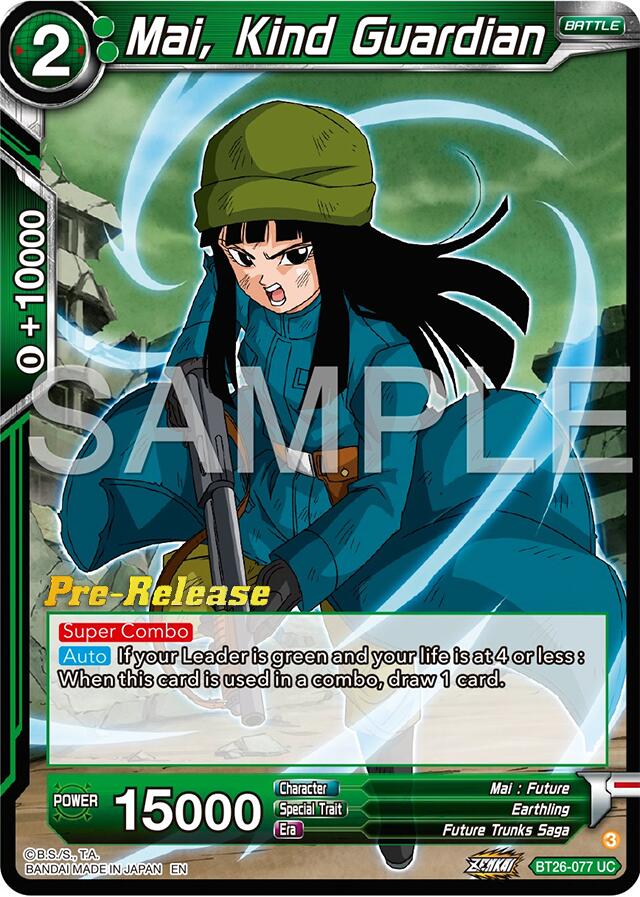 Mai, Kind Guardian (BT26-077) [Ultimate Advent Prerelease Promos] | Black Swamp Games