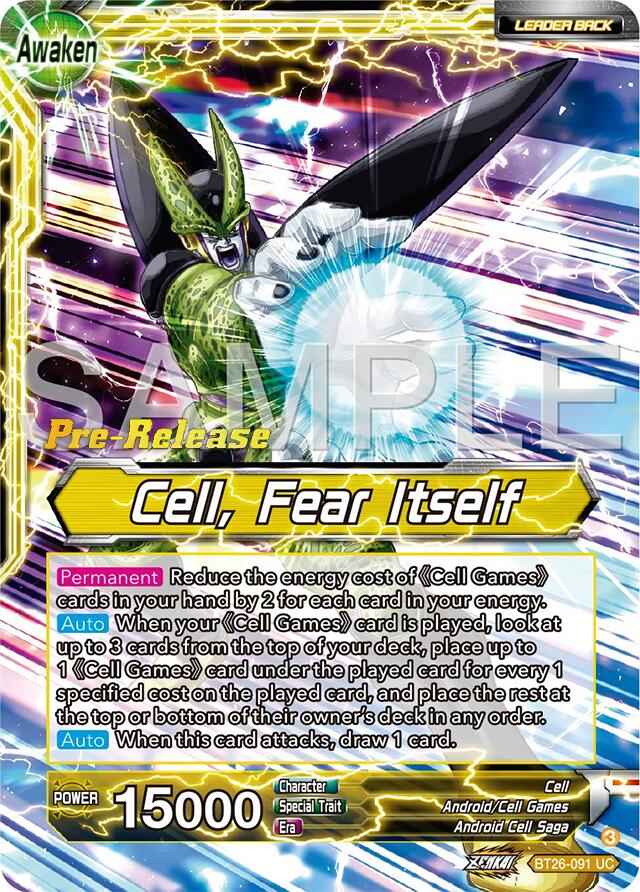 Cell // Cell, Fear Itself (BT26-091) [Ultimate Advent Prerelease Promos] | Black Swamp Games