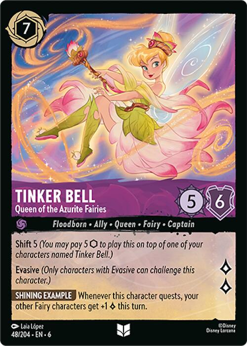 Tinker Bell - Queen of the Azurite Fairies (48/204) [Azurite Sea] | Black Swamp Games