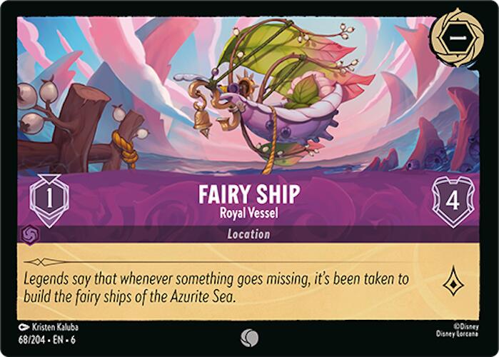 Fairy Ship - Royal Vessel (68/204) [Azurite Sea] | Black Swamp Games