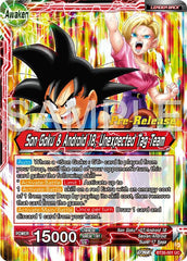 Son Goku // Son Goku & Android 18, Unexpected Tag Team (BT26-001) [Ultimate Advent Prerelease Promos] | Black Swamp Games