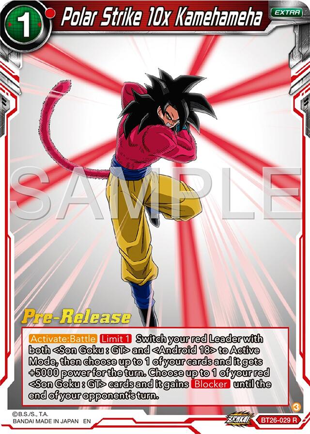 Polar Strike 10x Kamehameha (BT26-029) [Ultimate Advent Prerelease Promos] | Black Swamp Games