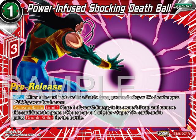 Power-Infused Shocking Death Ball (BT26-007) [Ultimate Advent Prerelease Promos] | Black Swamp Games