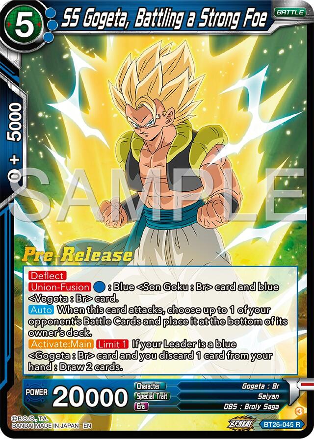 SS Gogeta, Battling a Strong Foe (BT26-045) [Ultimate Advent Prerelease Promos] | Black Swamp Games