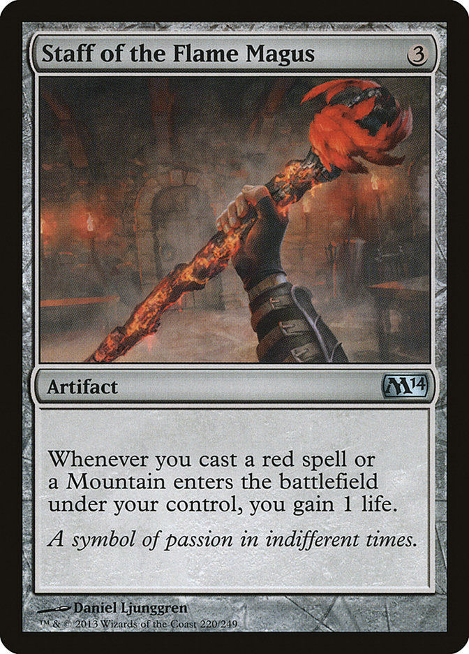 Staff of the Flame Magus [Magic 2014] | Black Swamp Games