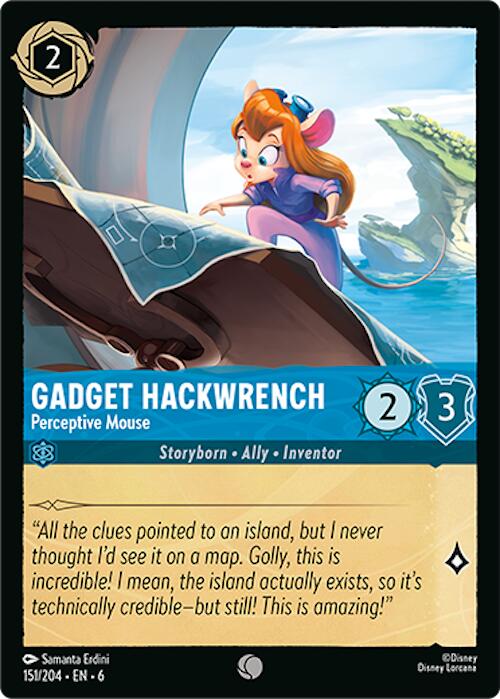 Gadget Hackwrench - Perceptive Mouse (151/204) [Azurite Sea] | Black Swamp Games