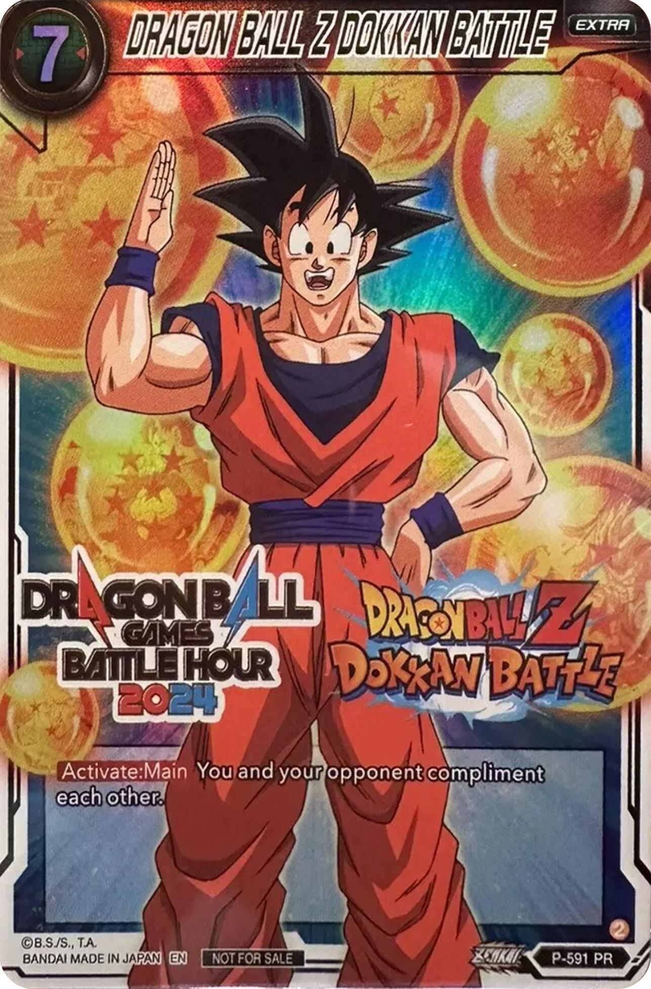 DRAGON BALL Z DOKKAN BATTLE (Dragon Ball Games Battle Hour 2024 Promo Card Set) (P-591) [Promotion Cards] | Black Swamp Games