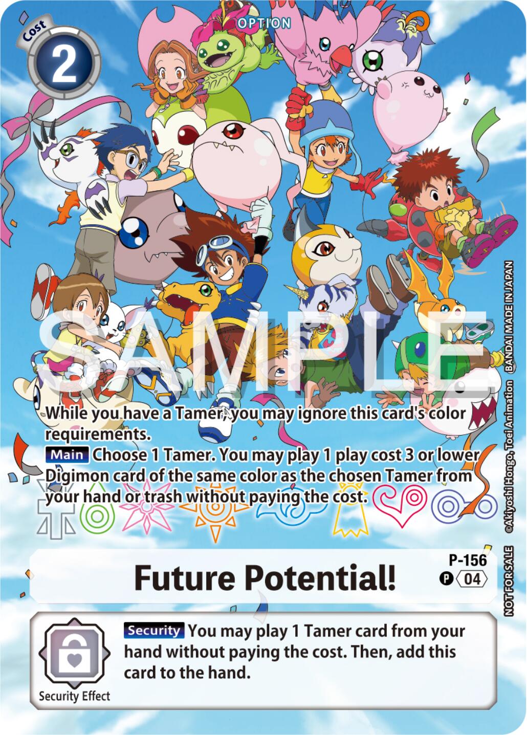 Future Potential! [P-156] (25th Anniversary Digimon Adventure) [Digimon LIBERATOR] | Black Swamp Games