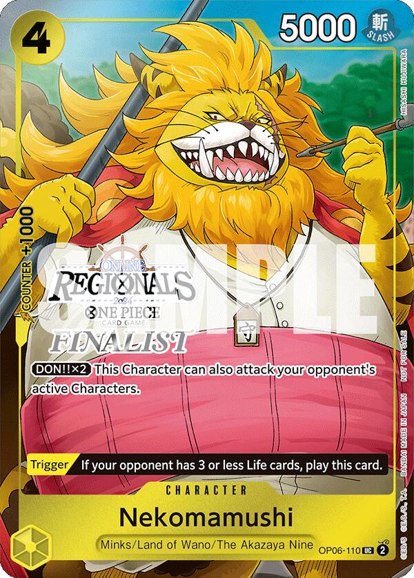 Nekomamushi (Online Regional 2024 Vol. 3) [Finalist] [One Piece Promotion Cards] | Black Swamp Games