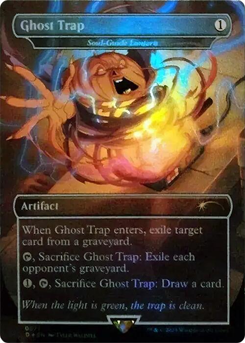 Ghost Trap - Soul-Guide Lantern (Rainbow Foil) [Secret Lair Drop Series] | Black Swamp Games