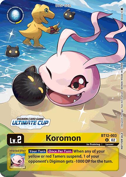 Koromon [BT12-003] (Ultimate Cup 2024) [Across Time] | Black Swamp Games