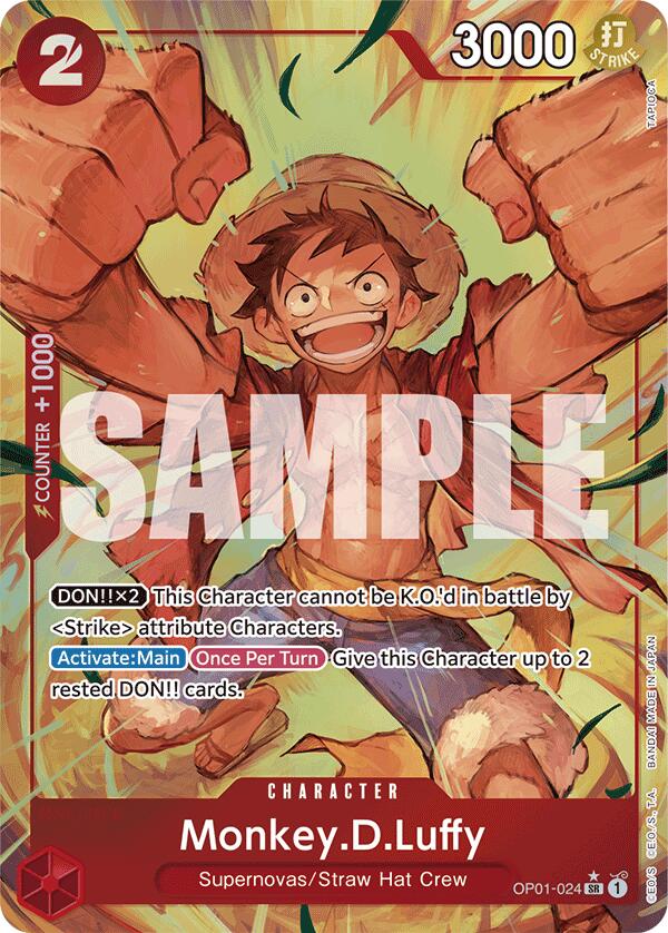 Monkey.D.Luffy (OP01-024) [Premium Booster -The Best-] | Black Swamp Games