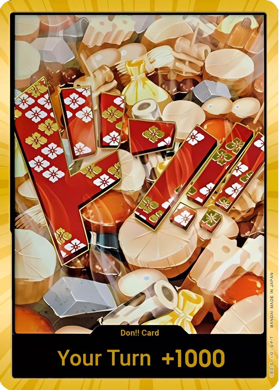 DON!! Card (Oden) (Gold) [Premium Booster -The Best-] | Black Swamp Games