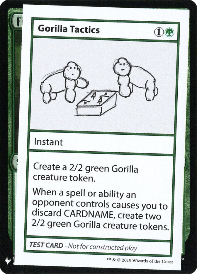 Gorilla Tactics [Mystery Booster Playtest Cards] | Black Swamp Games