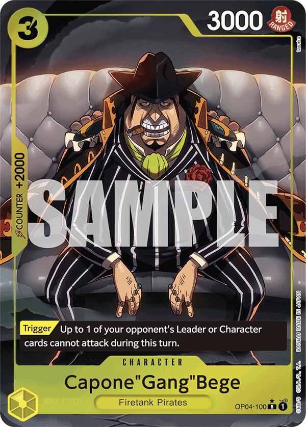 Capone"Gang"Bege (OP04-100) (Alternate Art) [Premium Booster -The Best-] | Black Swamp Games