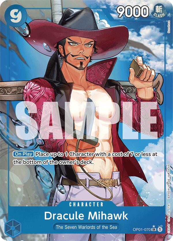 Dracule Mihawk (OP01-070) (Alternate Art) [Premium Booster -The Best-] | Black Swamp Games