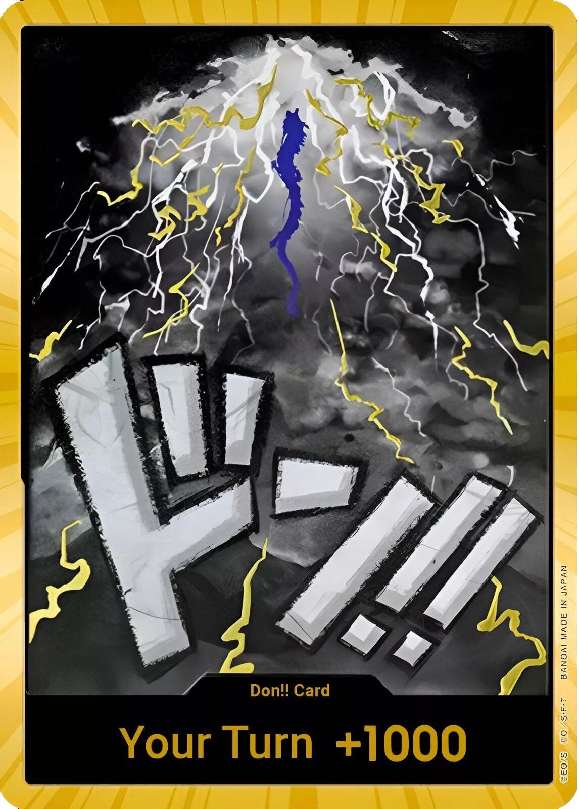 DON!! Card (Kaido) (Gold) [Premium Booster -The Best-] | Black Swamp Games