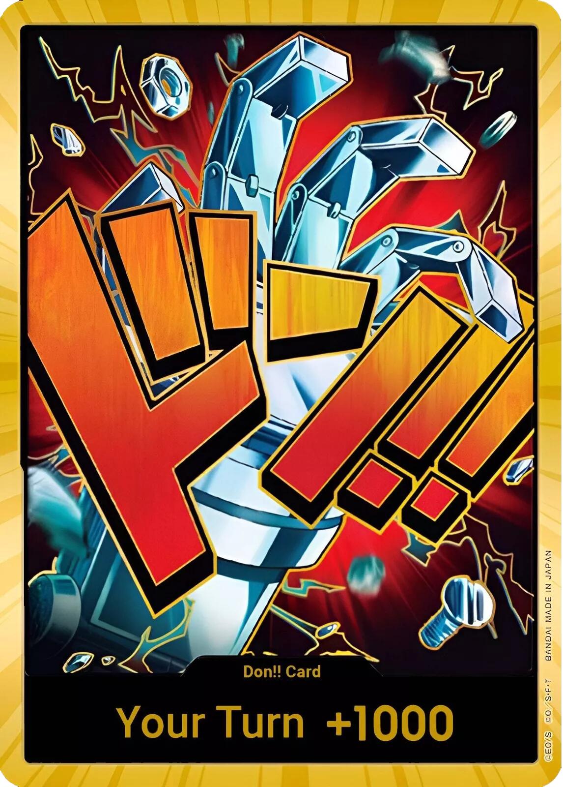 DON!! Card (Eustass "Captain" Kid) (Gold) [Premium Booster -The Best-] | Black Swamp Games