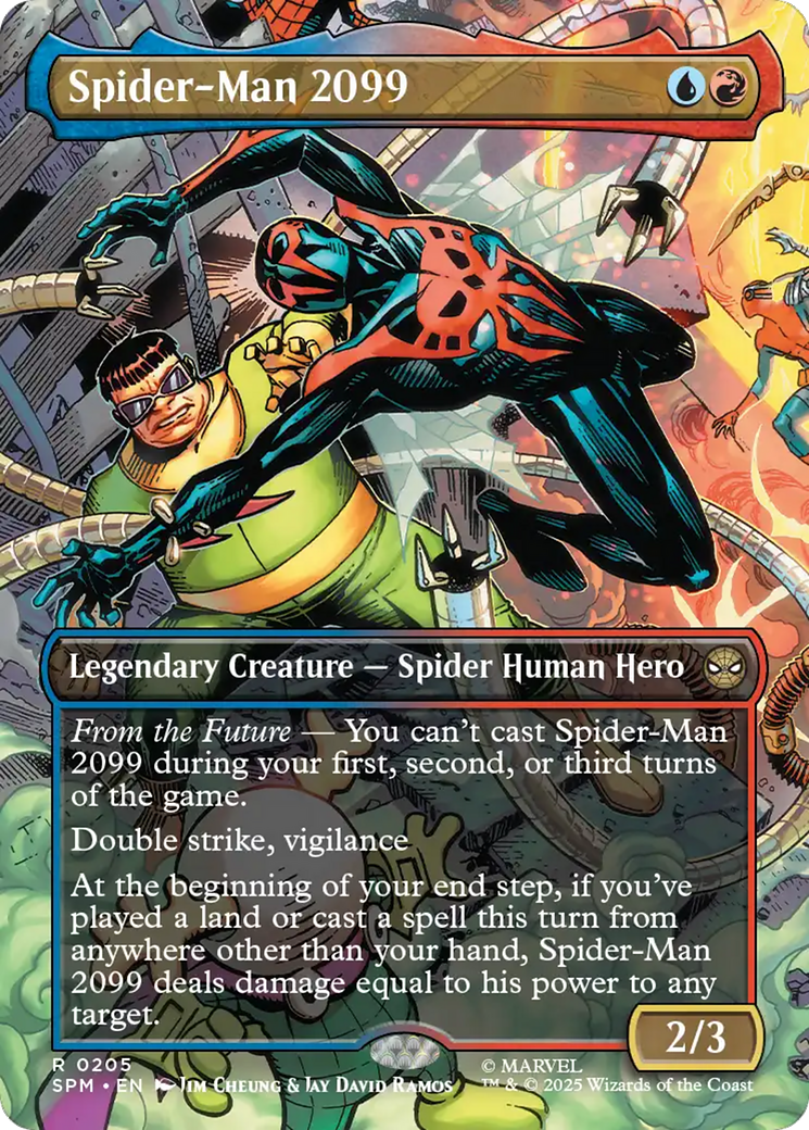 Spider-Man 2099 (0205) (Borderless) [Marvel's Spider-Man] | Black Swamp Games