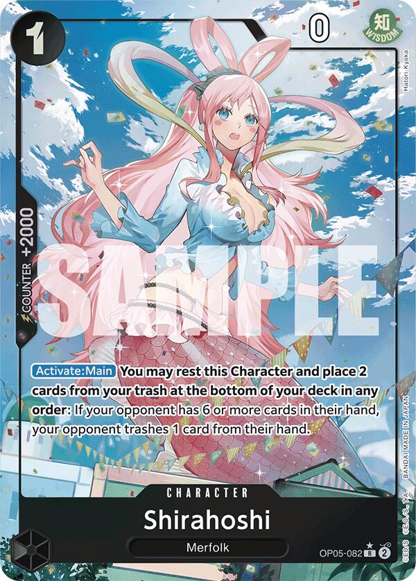 Shirahoshi (OP05-082) (Full Art) [Premium Booster -The Best-] | Black Swamp Games