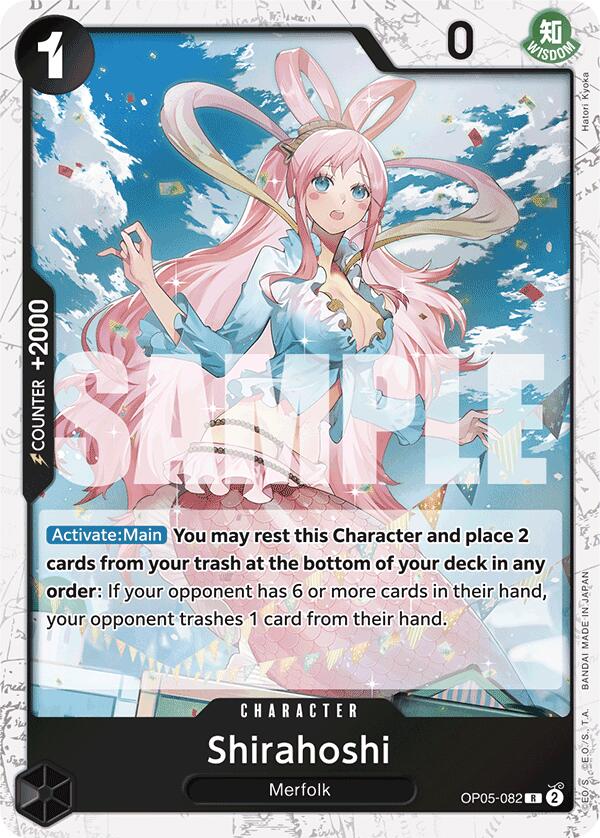 Shirahoshi (OP05-082) (Jolly Roger Foil) [Premium Booster -The Best-] | Black Swamp Games