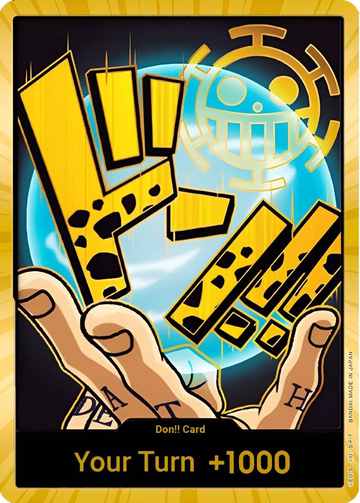 DON!! Card (Trafalgar Law) (Gold) [Premium Booster -The Best-] | Black Swamp Games