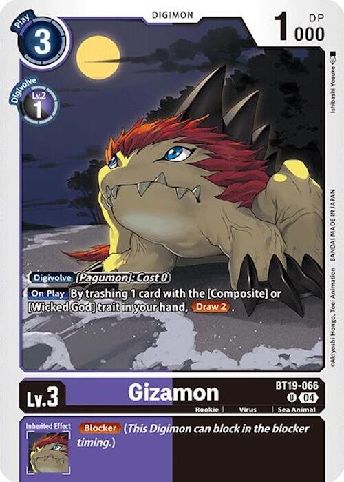 Gizamon [BT19-066] [Release Special Booster 2.0] | Black Swamp Games