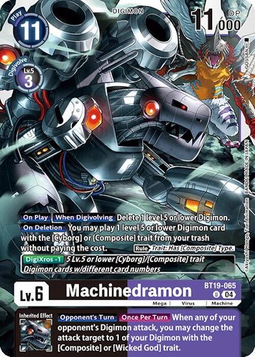 Machinedramon [BT19-065] [Release Special Booster 2.0] | Black Swamp Games