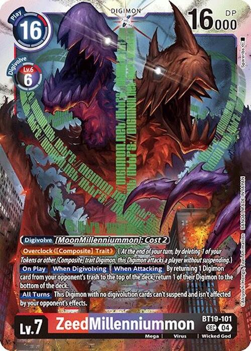 ZeedMillenniummon [BT19-101] [Release Special Booster 2.0] | Black Swamp Games