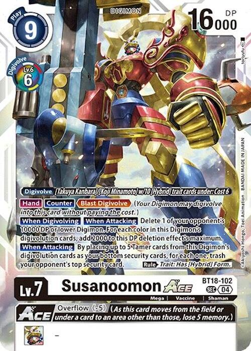 Susanoomon ACE [BT18-102] [Release Special Booster 2.0] | Black Swamp Games