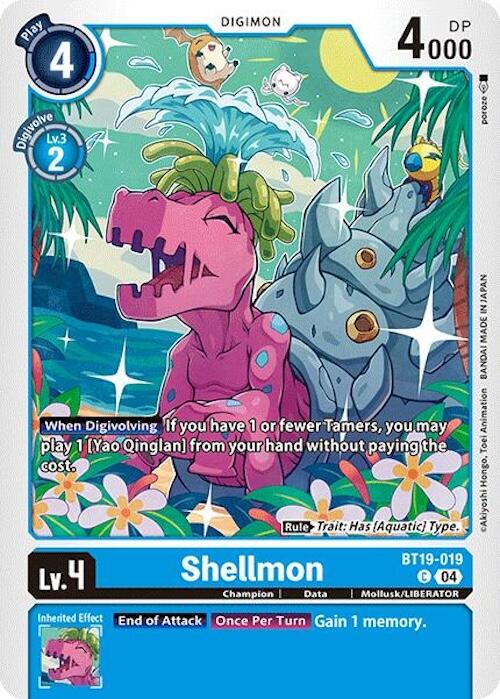 Shellmon [BT19-019] [Release Special Booster 2.0] | Black Swamp Games