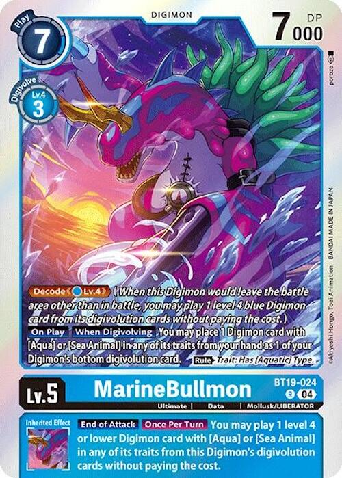 MarineBullmon [BT19-024] [Release Special Booster 2.0] | Black Swamp Games