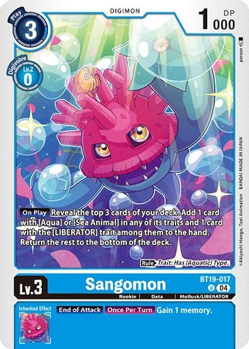 Sangomon [BT19-017] [Release Special Booster 2.0] | Black Swamp Games