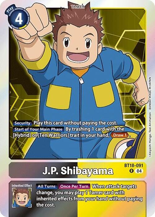 J.P. Shibayama [BT18-091] [Release Special Booster 2.0] | Black Swamp Games