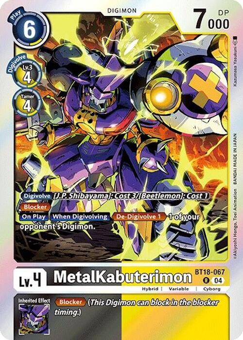 MetalKabuterimon [BT18-067] [Release Special Booster 2.0] | Black Swamp Games