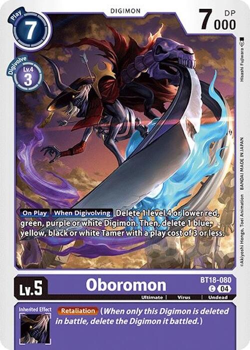 Oboromon [BT18-080] [Release Special Booster 2.0] | Black Swamp Games