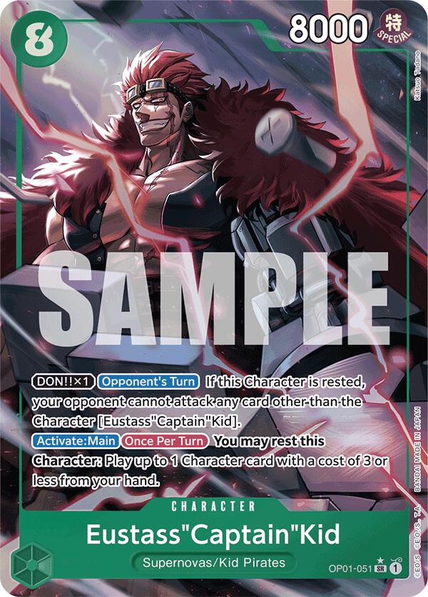 Eustass"Captain"Kid (OP01-051) (Full Art) [Premium Booster -The Best-] | Black Swamp Games