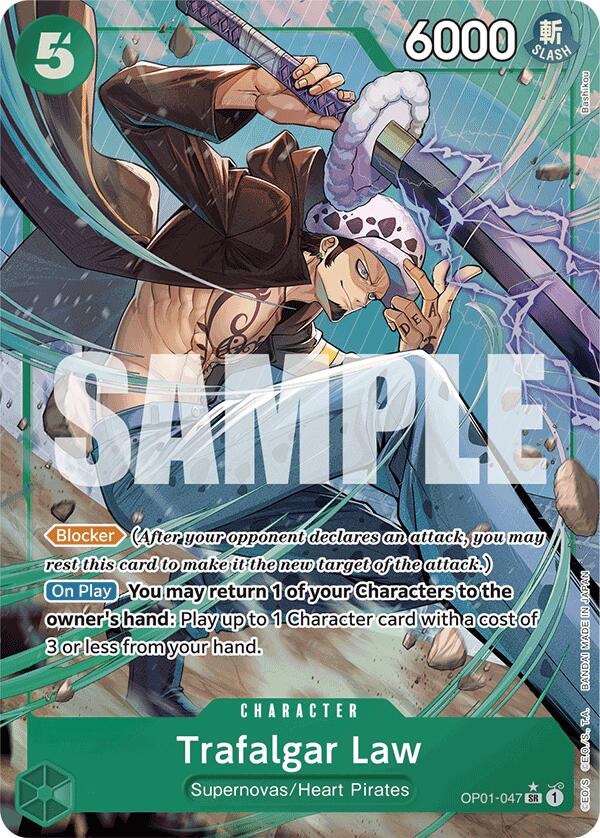 Trafalgar Law (OP01-047) (Full Art) [Premium Booster -The Best-] | Black Swamp Games