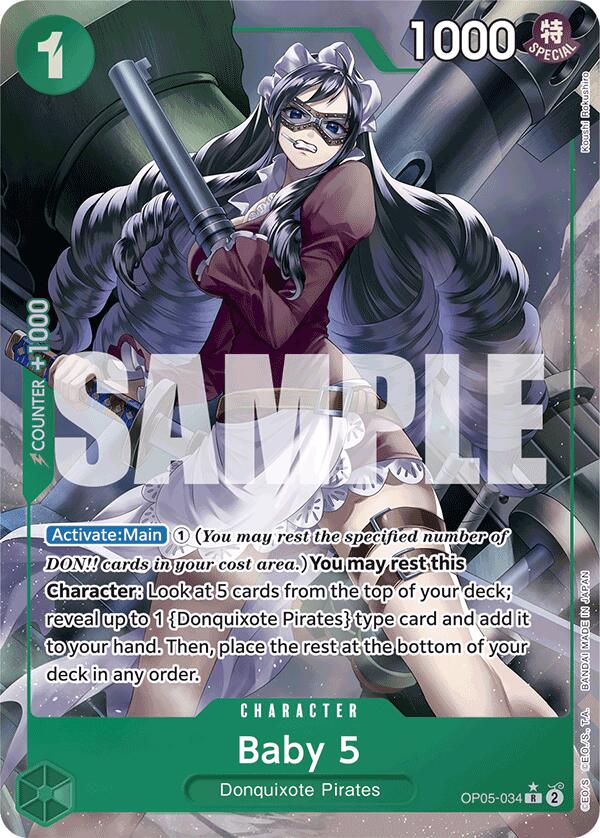 Baby 5 (OP05-034) (Full Art) [Premium Booster -The Best-] | Black Swamp Games