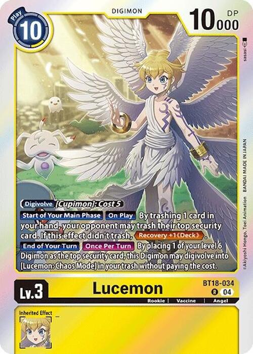 Lucemon [BT18-034] [Release Special Booster 2.0] | Black Swamp Games