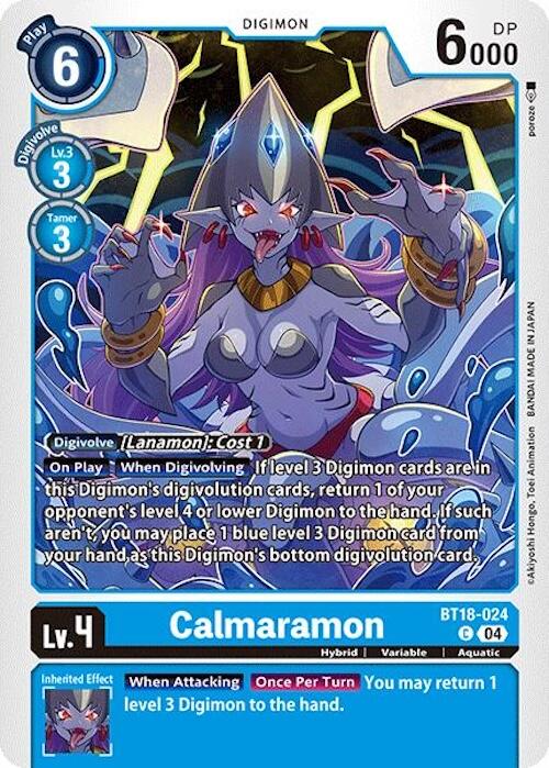 Calmaramon [BT18-024] [Release Special Booster 2.0] | Black Swamp Games