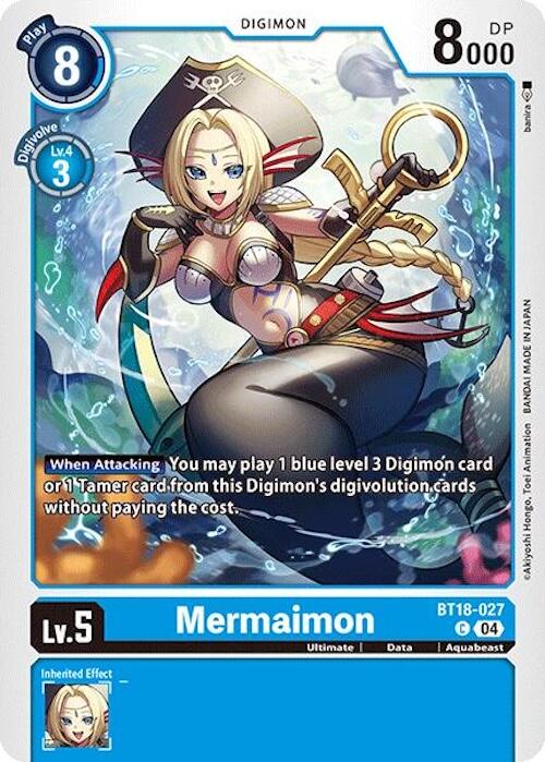 Mermaimon [BT18-027] [Release Special Booster Ver.2.0] | Black Swamp Games