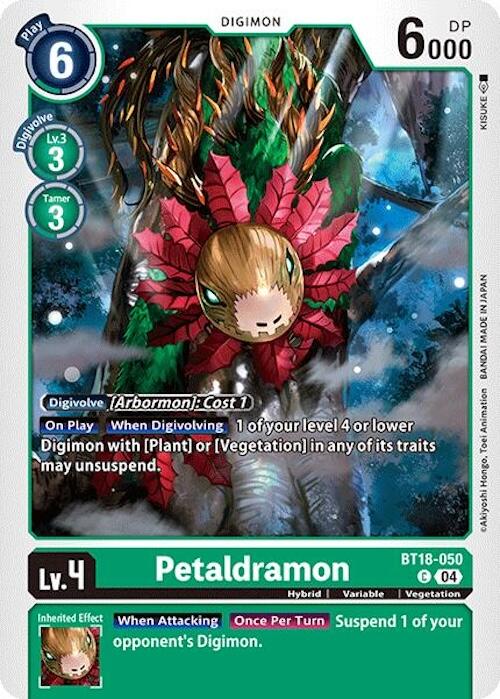 Petaldramon [BT18-050] [Release Special Booster 2.0] | Black Swamp Games