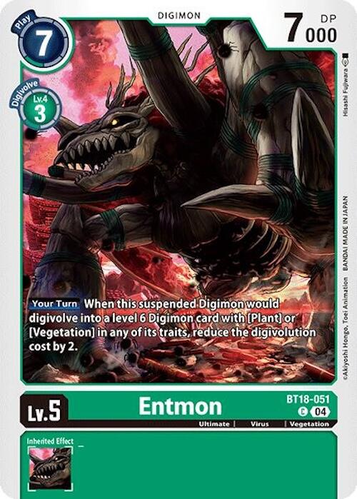 Entmon [BT18-051] [Release Special Booster 2.0] | Black Swamp Games