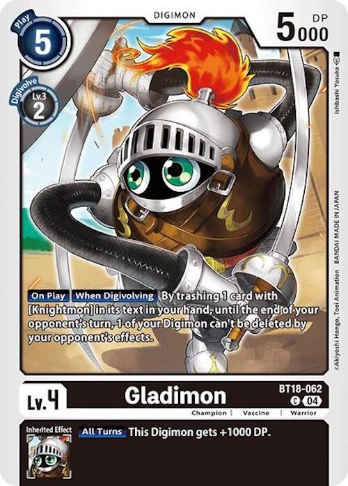 Gladimon [BT18-062] [Release Special Booster 2.0] | Black Swamp Games