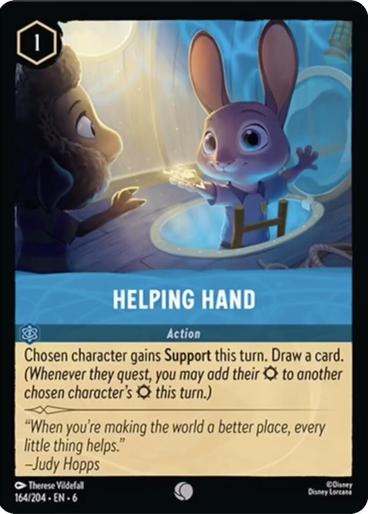 Helping Hand (164/204) [Azurite Sea] | Black Swamp Games