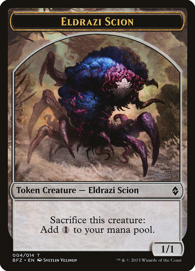 Eldrazi Scion Token (004/014) [Battle for Zendikar Tokens] | Black Swamp Games
