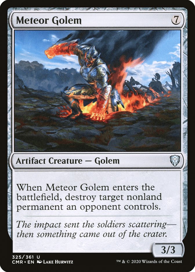 Meteor Golem (325) [Commander Legends] | Black Swamp Games