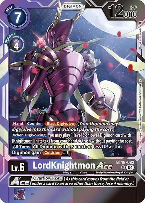 LordKnightmon ACE [BT18-083] [Release Special Booster 2.0] | Black Swamp Games